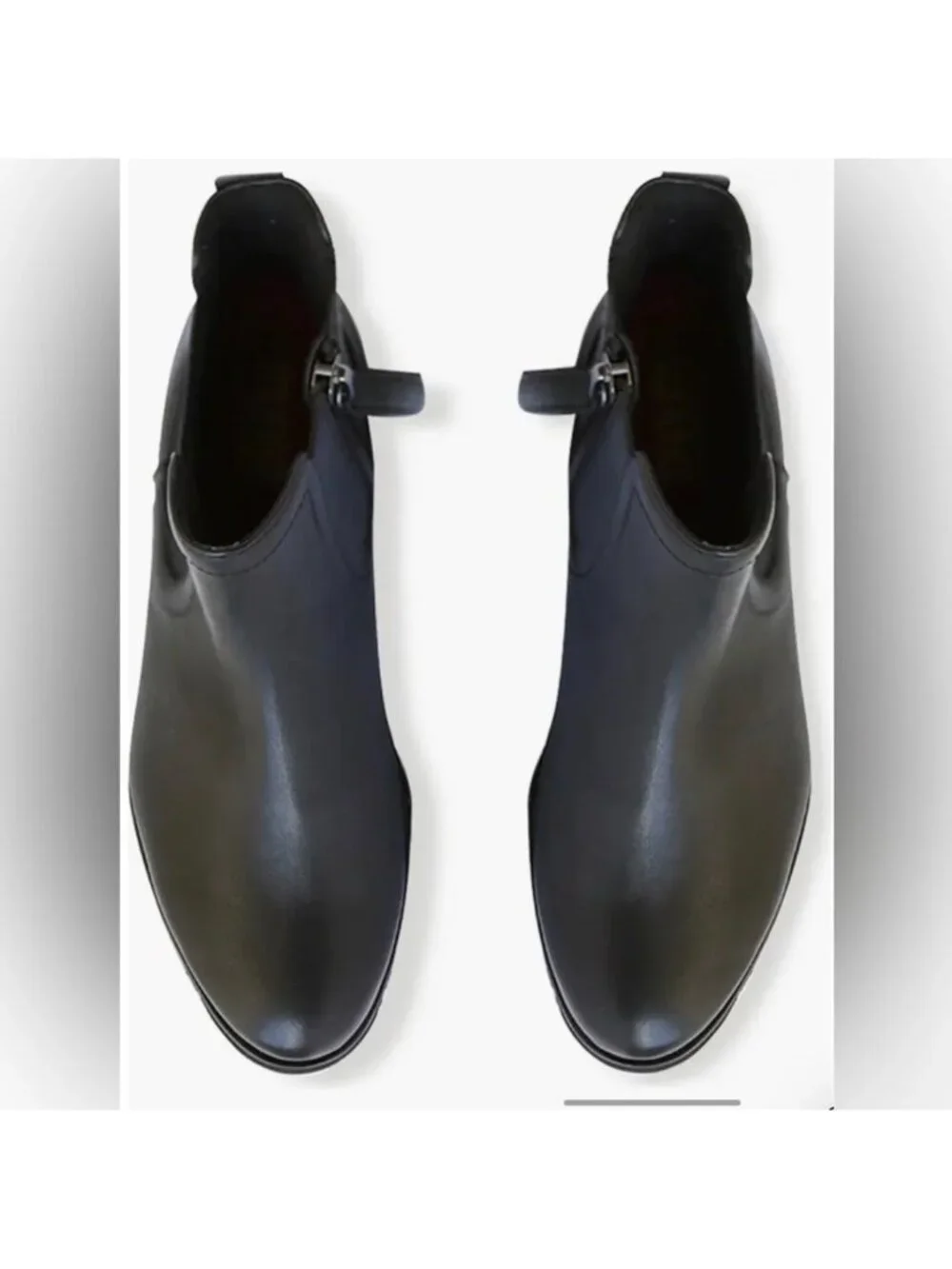 NEW Size 8 Munro Darcy Ankle Boots Leather Stretch Inset  Black Slip Ons